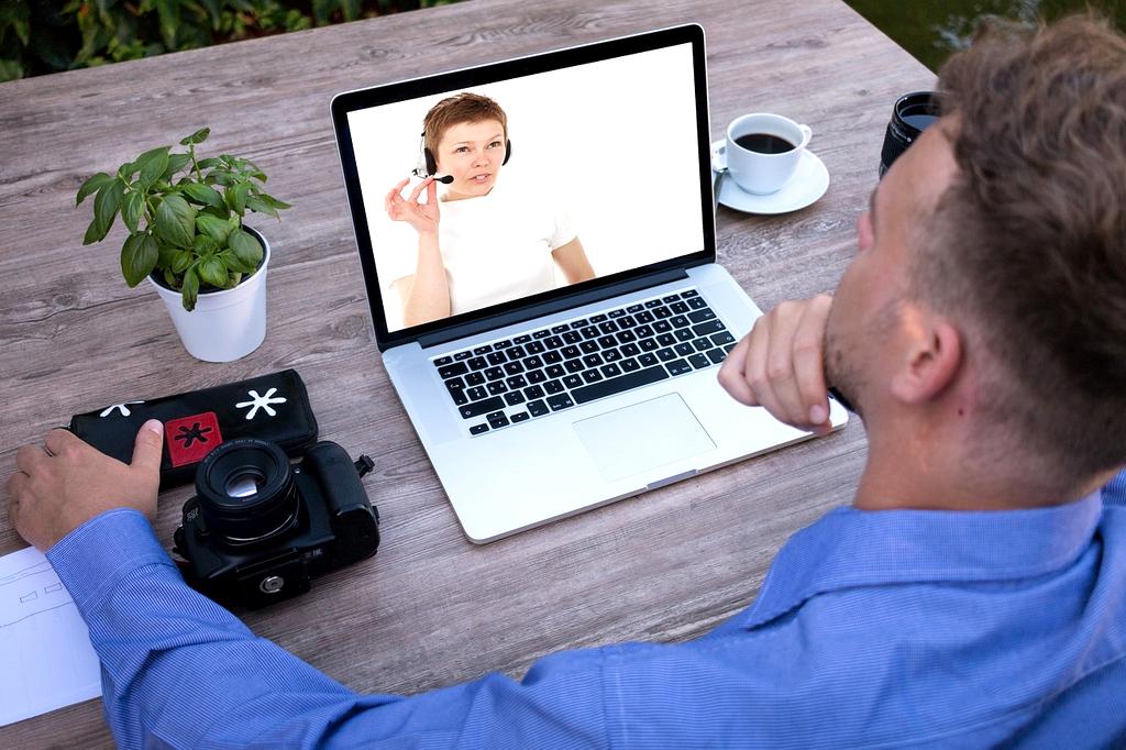 Customer support agents assisting clients