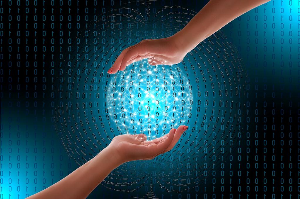 Neural network visualization with interconnected nodes